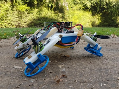 New flying/driving robot developed