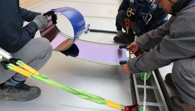 Heliatek solar films for Samsung