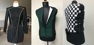 Garment that communicates via vibrations