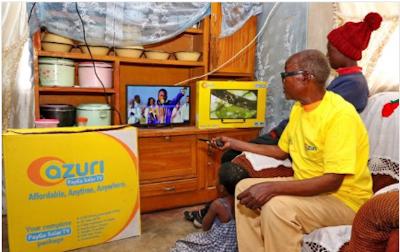 PayGo Solar Satellite TV in Zambia