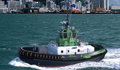 Ports of Auckland buys world first electric tug