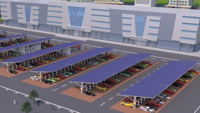 Modular car park transformation system