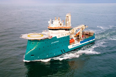 Construction support vessel efficiency enhanced by hybrid propulsion