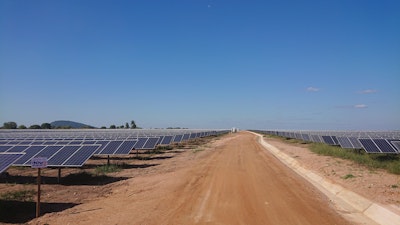 First large scale solar power plant in Mozambique