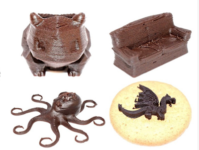3D Printed Chocolate Without Temperature Control