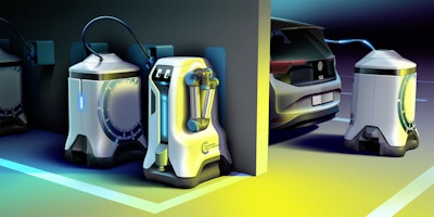 Volkswagen Lets its Charging Robots Loose