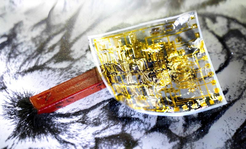 First Fully Integrated Flexible Electronics for Electronic Skin