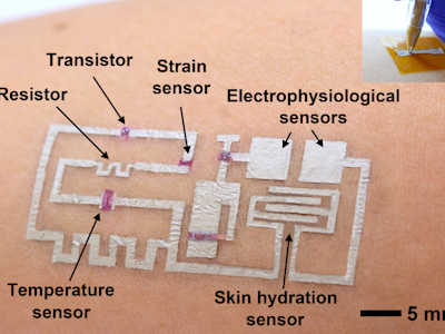 Drawn-on-Skin Electronics Offer Breakthrough in Wearable Monitors