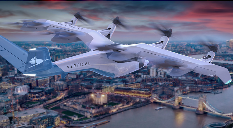 Vertical Aerospace Unveils All Electric Flying Taxi