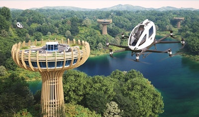EHang to Build Eco-Sustainable Vertiport in Italy