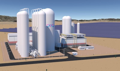 50MW/500MWh Liquid Air Energy Storage Facility in the Atacama Region