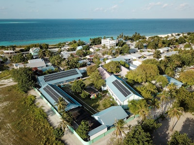 Connected Microgrids on 26 Maldivian Islands