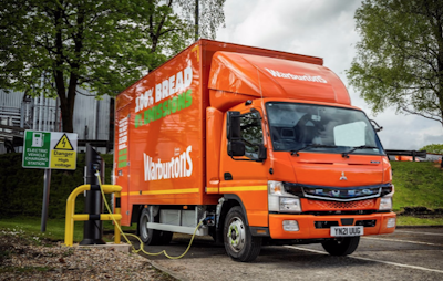 Warburtons Zero Emission FUSO eCanter
