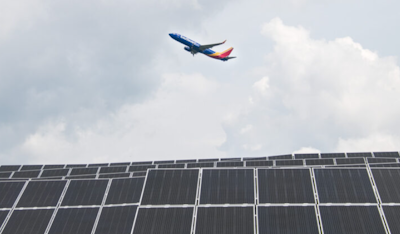 US Airport Powered Entirely with Solar Energy and Natural Gas