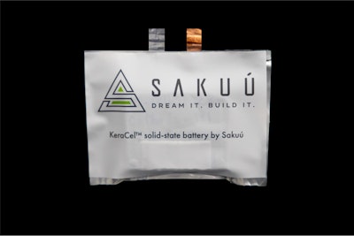 Sakuú Corporation Develops 3Ah Lithium Metal Solid-state Battery