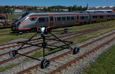 Robot Can Inspect Railway Infrastructure and Move for Trains