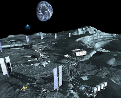 Autonomous Robot Swarms to Harvest the Moon's Resources