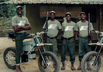 Quiet, Solar-Powered Bikes an Effective Tool Against Poaching