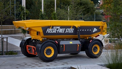 Volvo Group Launches World's First Vehicle Using Fossil-Free Steel