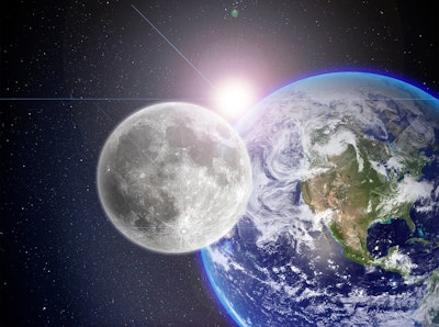 Production of Electricity on the Moon