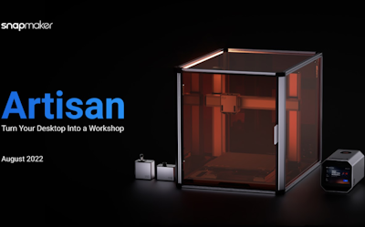 Snapmaker Announces Artisan 3-in-1 3D Printer