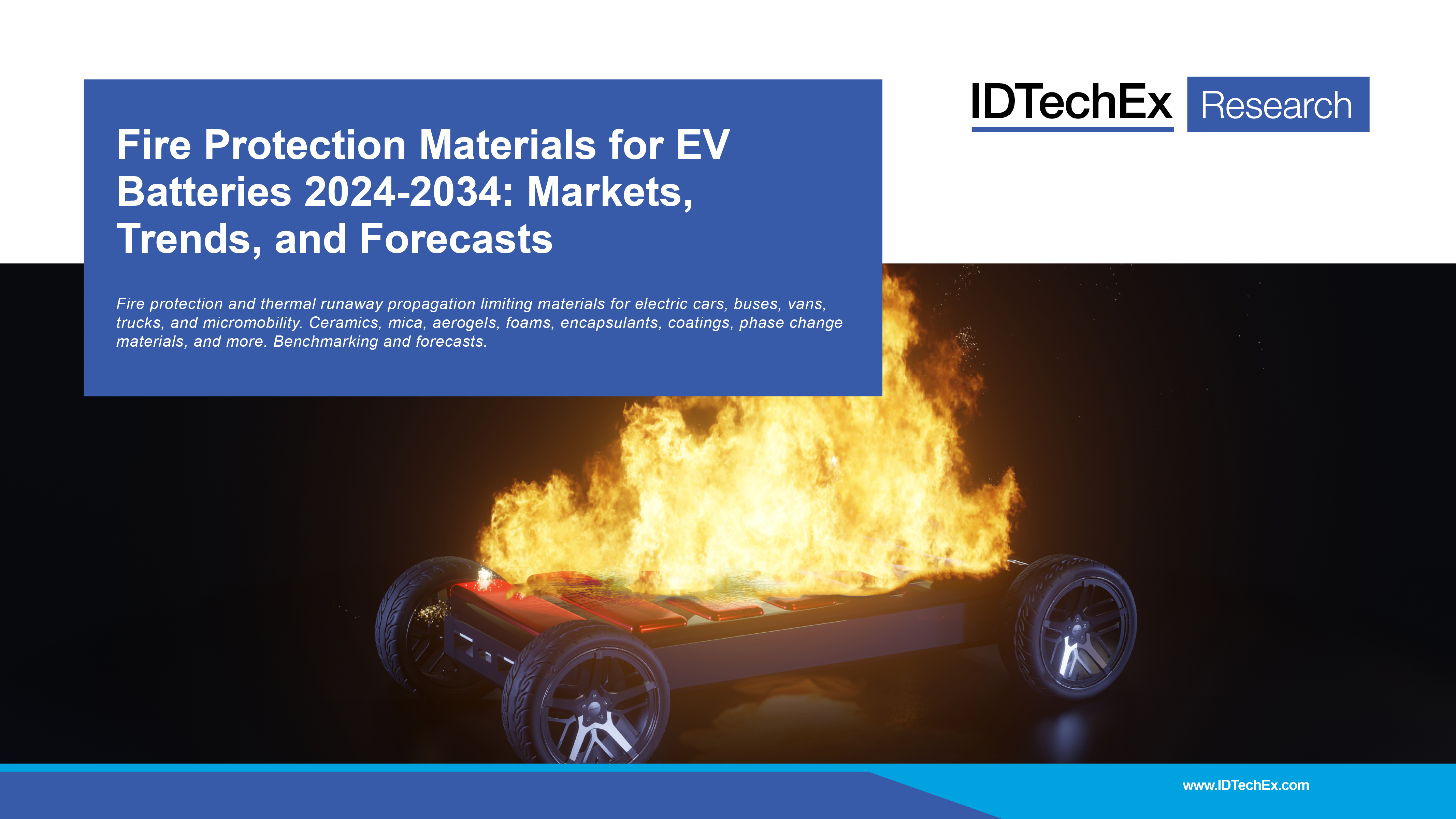 Materiales de protección contra incendios para baterías de vehículos eléctricos 2024-2034: mercados, tendencias y pronósticos