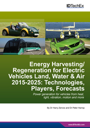 Energy Harvesting/ Regeneration for Electric Vehicles Land, Water & Air 2015-2025