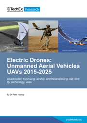 Electric Drones: Unmanned Aerial Vehicles (UAVs) 2015-2025