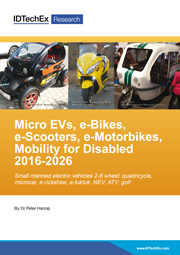 Micro EVs, e-Bikes, e-Scooters, e-Motorbikes, Mobility for Disabled 2016-2026
