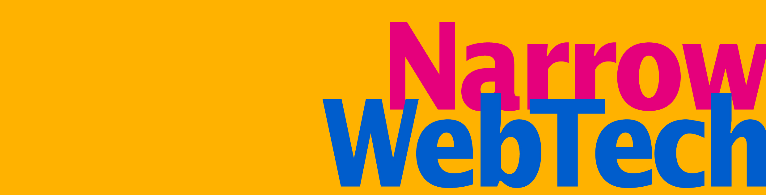 NarroWebTech magazine