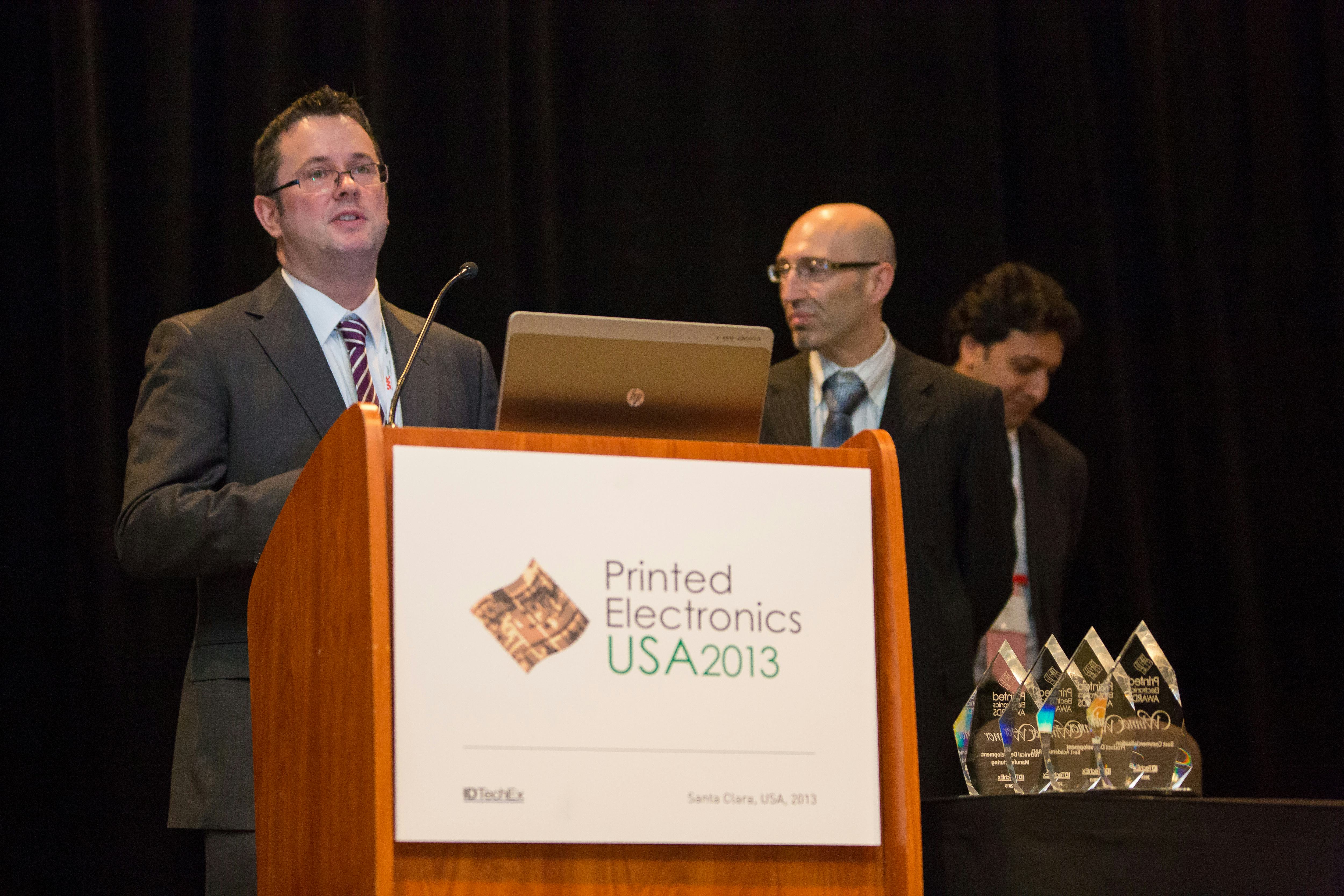 IDTechEx Printed Electronics USA 2013 award winners Printed