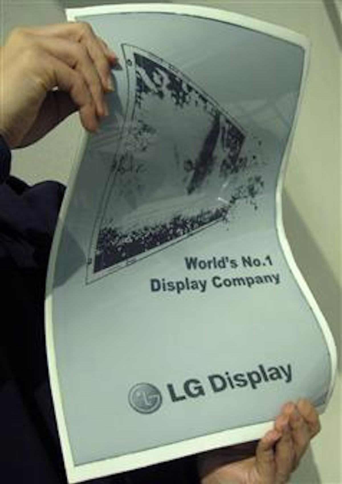 Lg Display Unveils Newspaper Size Flexible E Paper Printed Electronics World Lg Display Unveils Newspaper Size Flexible E Paper Printed Electronics World
