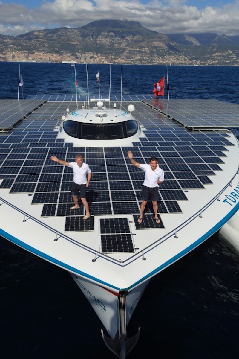 $20 mil. solar powered catamaran to cruise globe 