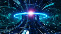 nuclear fusion power generator concept image
