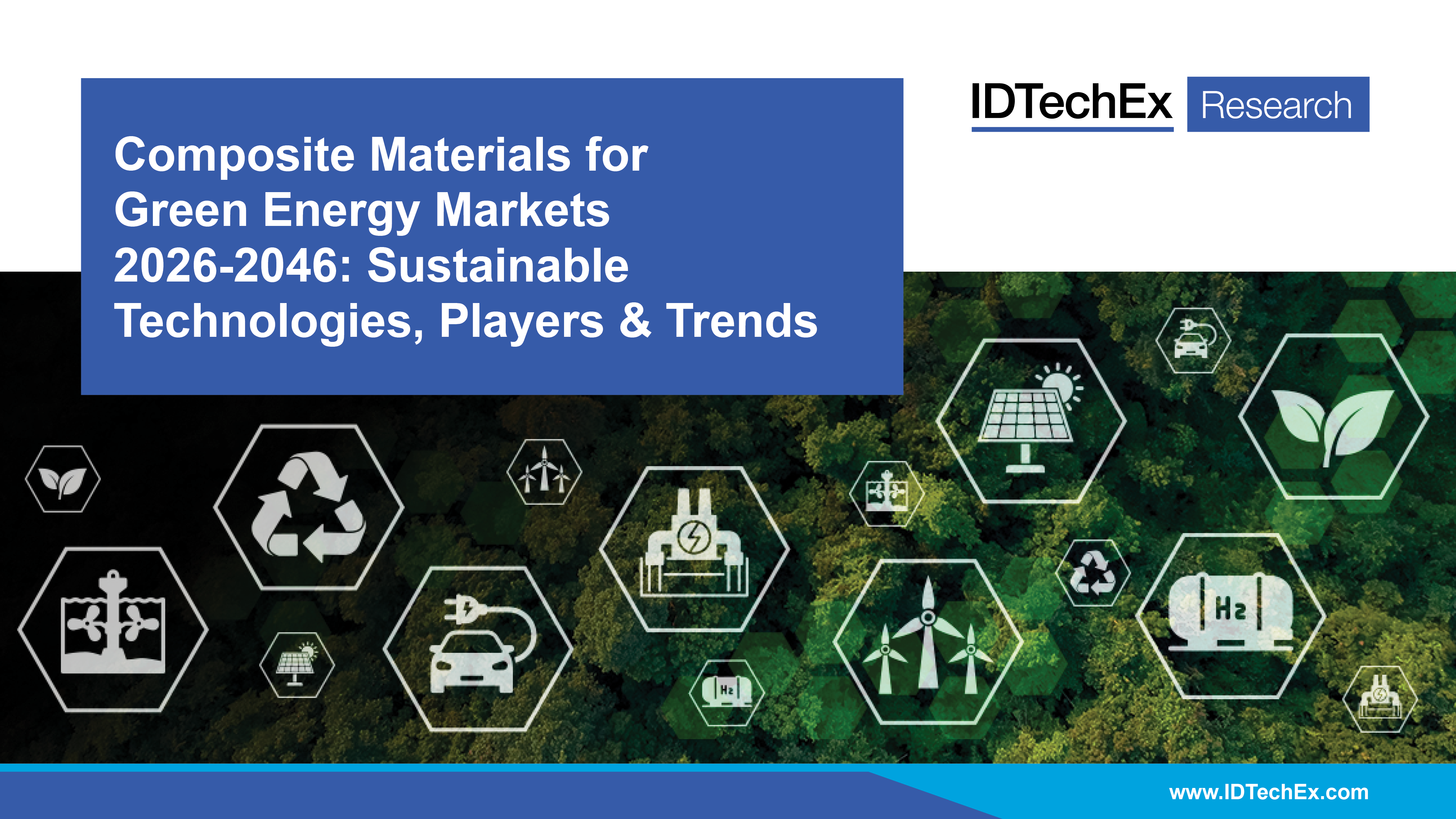 Composite Materials for Green Energy Markets 2026-2046: Sustainable Technologies, Players & Trends