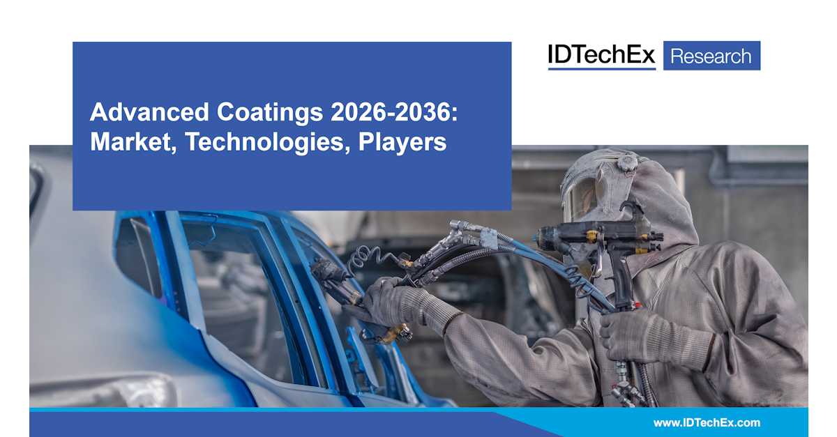 Future Color Coating Advanced Coatings 2026-2036: Market, Technologies, Players | IDTechEx ...