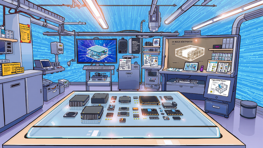 Electronic Adhesives Meet Thermoforming for In-Mold Electronics
