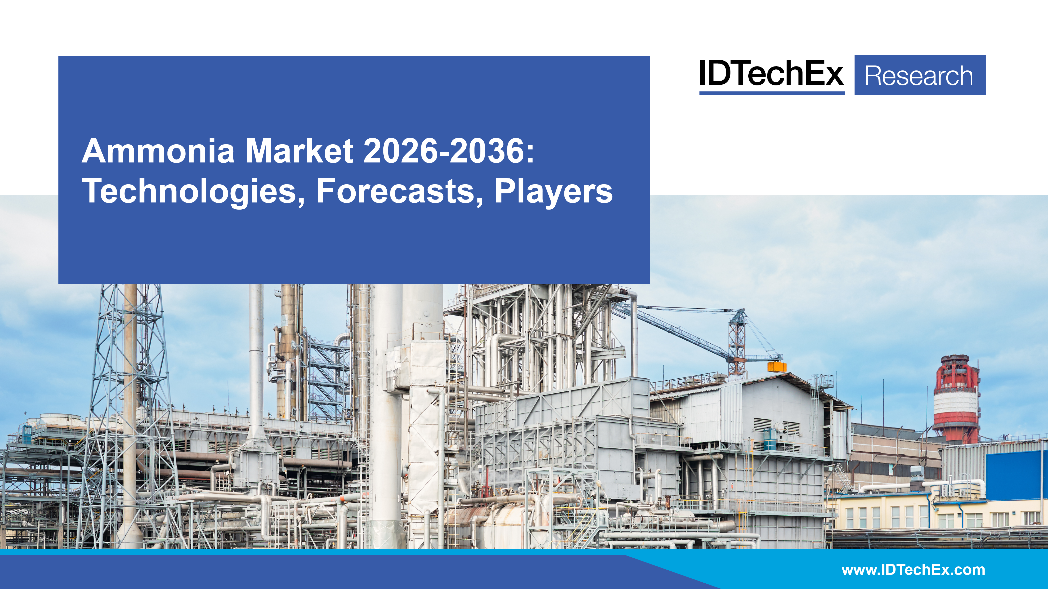 Ammonia Market 2026-2036: Technologies, Forecasts, Players Cover