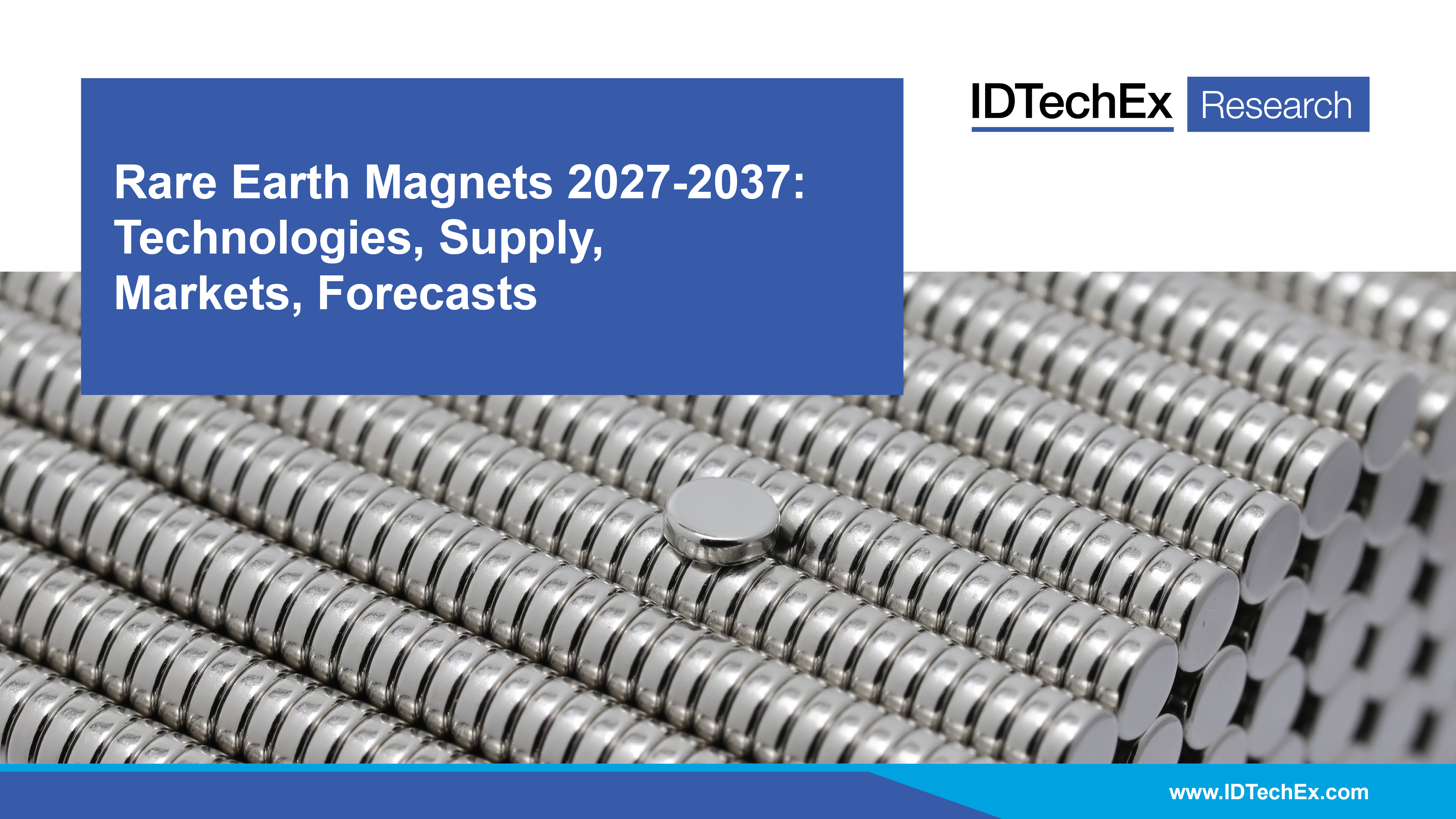 Rare Earth Magnets 2027-2037: Technologies, Supply, Markets, Forecasts Cover